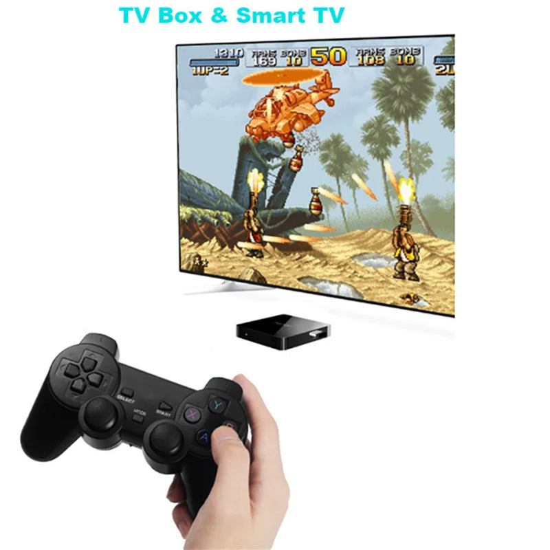 Controle Wireless Universal para Jogos: Conexão 2.4G para PC, Smart TV e Consoles