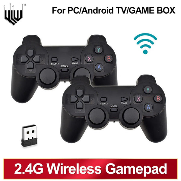 Controle Wireless Universal para Jogos: Conexão 2.4G para PC, Smart TV e Consoles